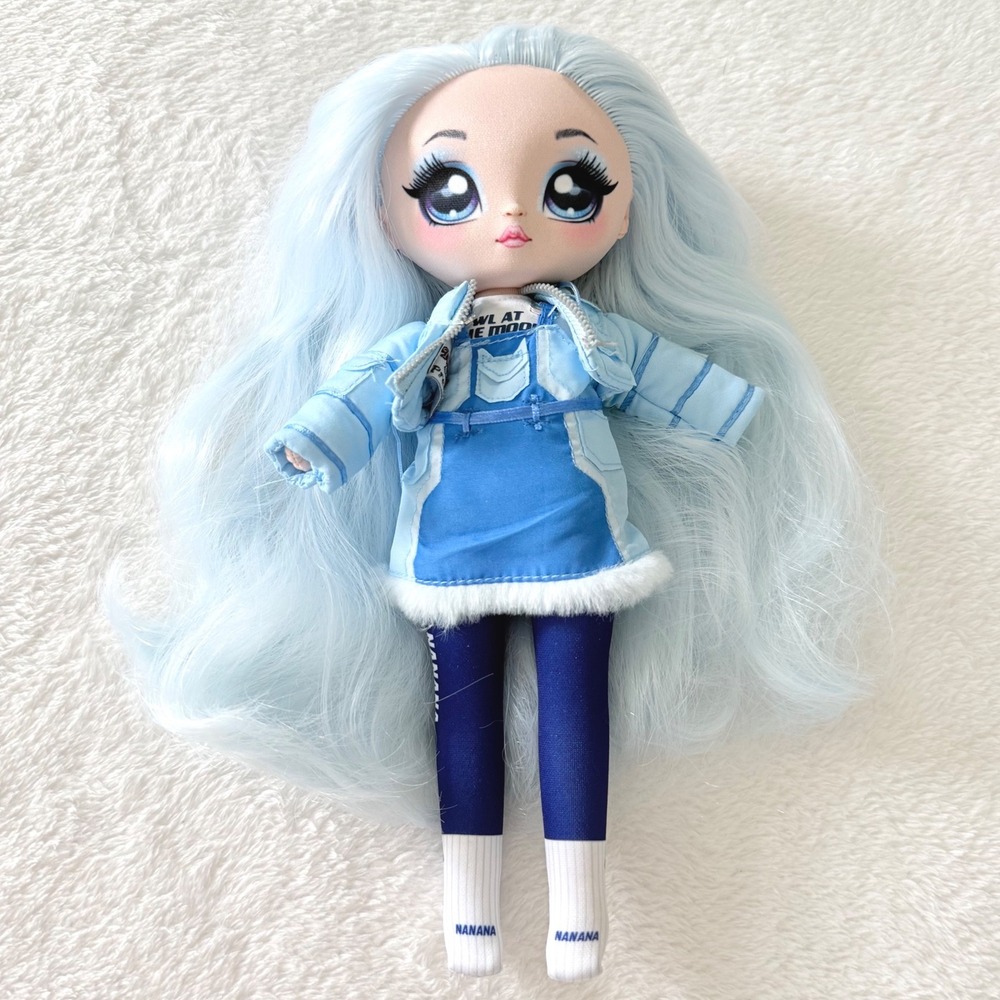 Na Na Na Surprise‎ Soft Fashion Doll Blue Hair Wolf Winter Outfit 11 inch MGA